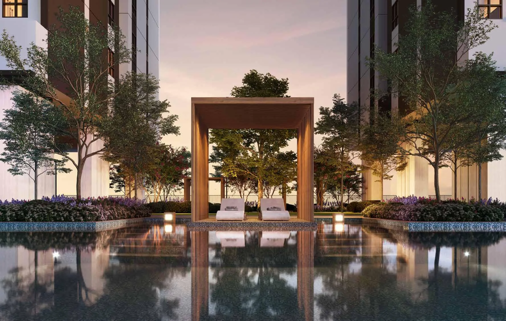 Artist's impression of Aras Residences twin towers at WCity OUG, Kuala Lumpur